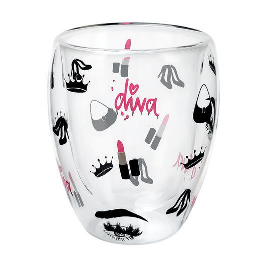 "Diva" Glass Cup