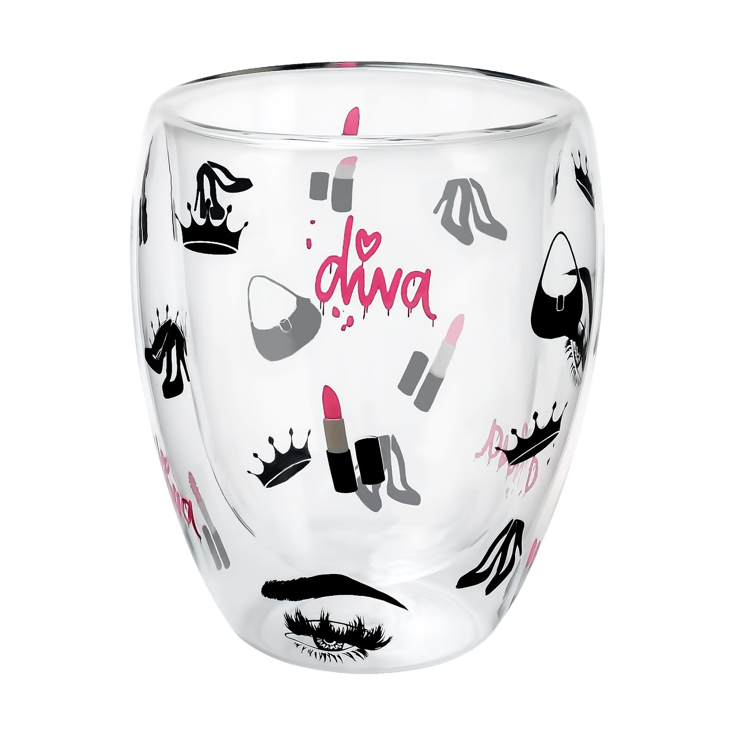 "Diva" Glass Cup