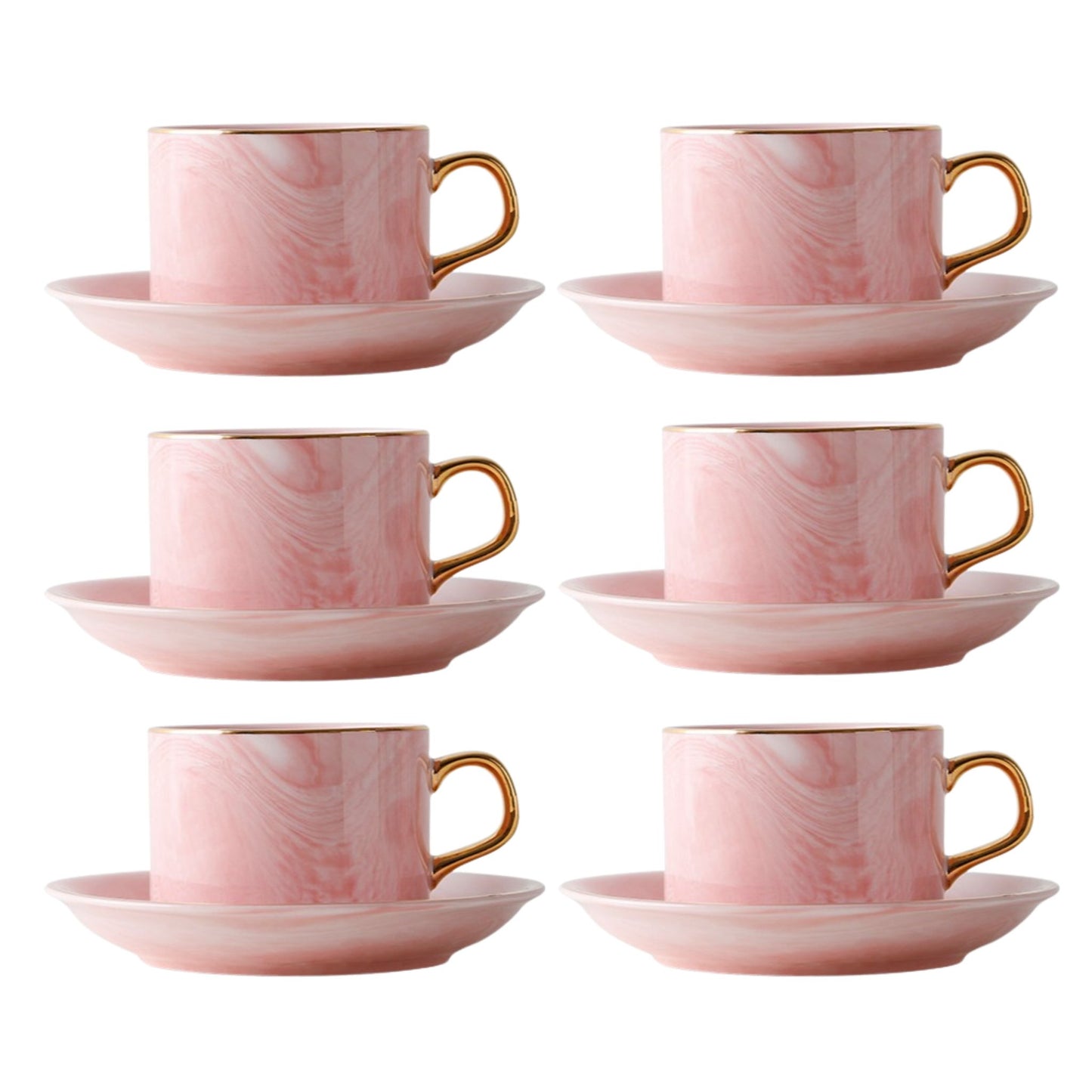 marmor-tassen-set-untertasse-rosa-goldener-henkel-6er-set